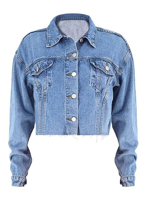 Light Blue Denim blouson jacket 